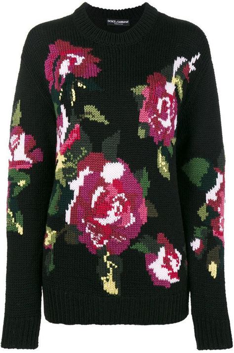 Dolce&Gabbana Floral Pattern Cashmere.